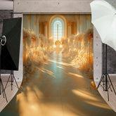 Lofaris Church Flowers Road Sweet Wedding Sweep Backdrop